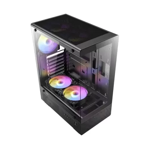 מארז Antec VCX200 RGB ELITE Mid Tower צבע שחור