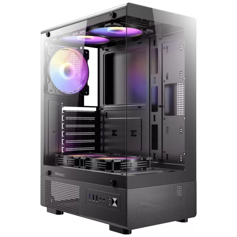 מארז Antec VCX200 RGB ELITE Mid Tower צבע שחור