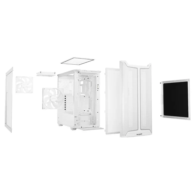 מארז be quiet! PURE BASE 501 DX Mid Tower צבע לבן מארז be quiet! PURE BASE 501 DX Mid Tower צבע לבן