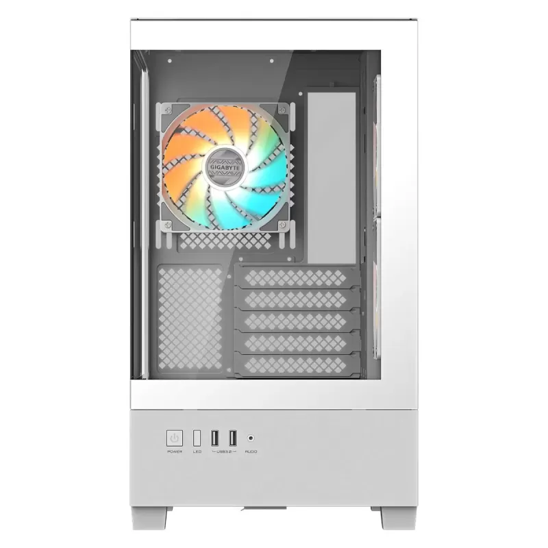 מארז Gigabyte C201 Panoramic ICE Mid Tower צבע לבן