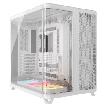 מארז מחשב Corsair AIR 5400 LX-R RGB iCUE LINK Triple Chamber לבן Mid Tower Mid Tower
