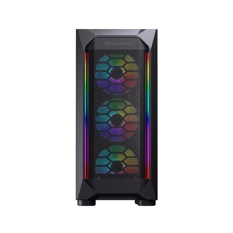 מארז COUGAR MX410 Mesh-G RGB Mid Tower צבע שחור
