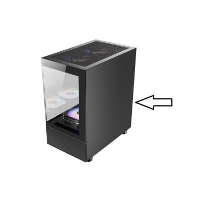 Right panel Antec Right side for black case CX200M Right panel Antec Right side for black case CX200M