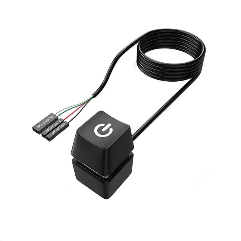 Кнопка включения для настольного компьютера External Start Power Button 1.65m Цвет:чёрный
