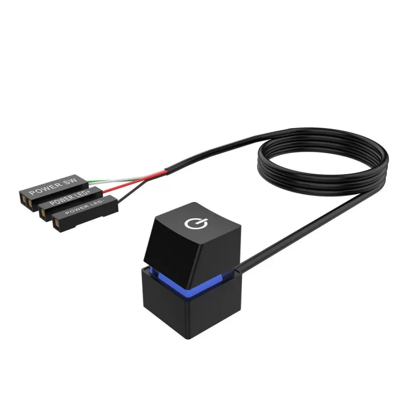 Кнопка включения для настольного компьютера External Start Power Button 1.65m Цвет:чёрный