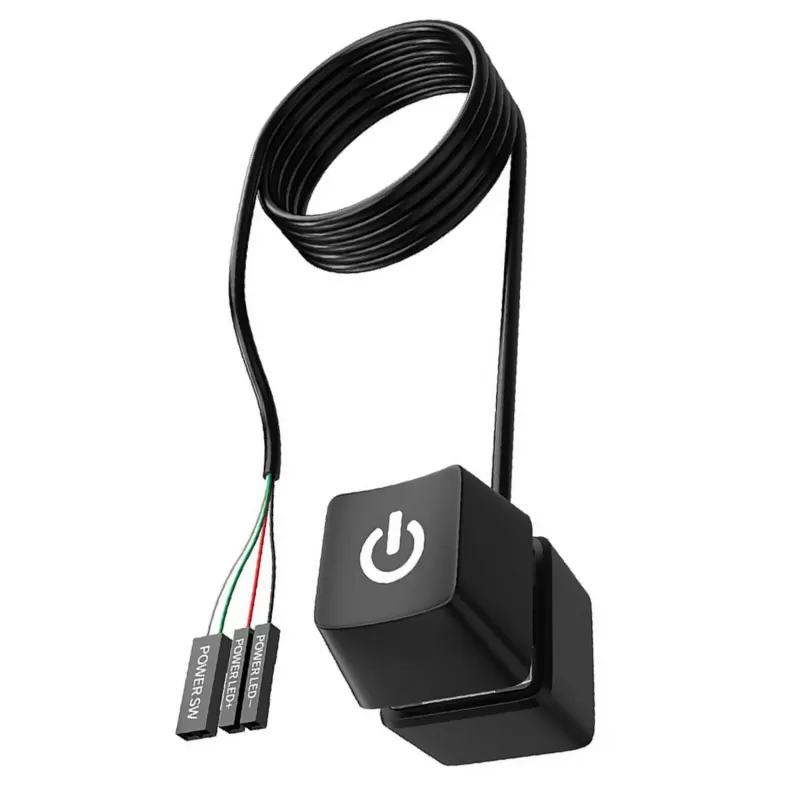 Кнопка включения для настольного компьютера External Start Power Button 1.65m Цвет:чёрный
