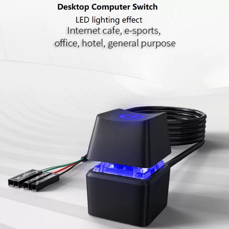 Кнопка включения для настольного компьютера External Start Power Button 1.65m Цвет:чёрный