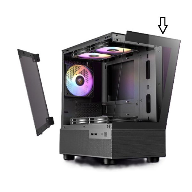 Front panel for PC case Antec Front panel for black case CX200M