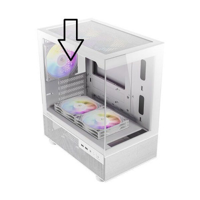 Case tempered glass Antec Glass for white case CX200M Case tempered glass Antec Glass for white case CX200M