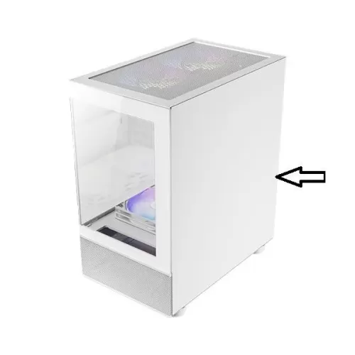 Right panel Antec Right side for white case CX200M