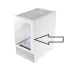 פנל קידמי למארז Antec Front panel for לבן case CX200M