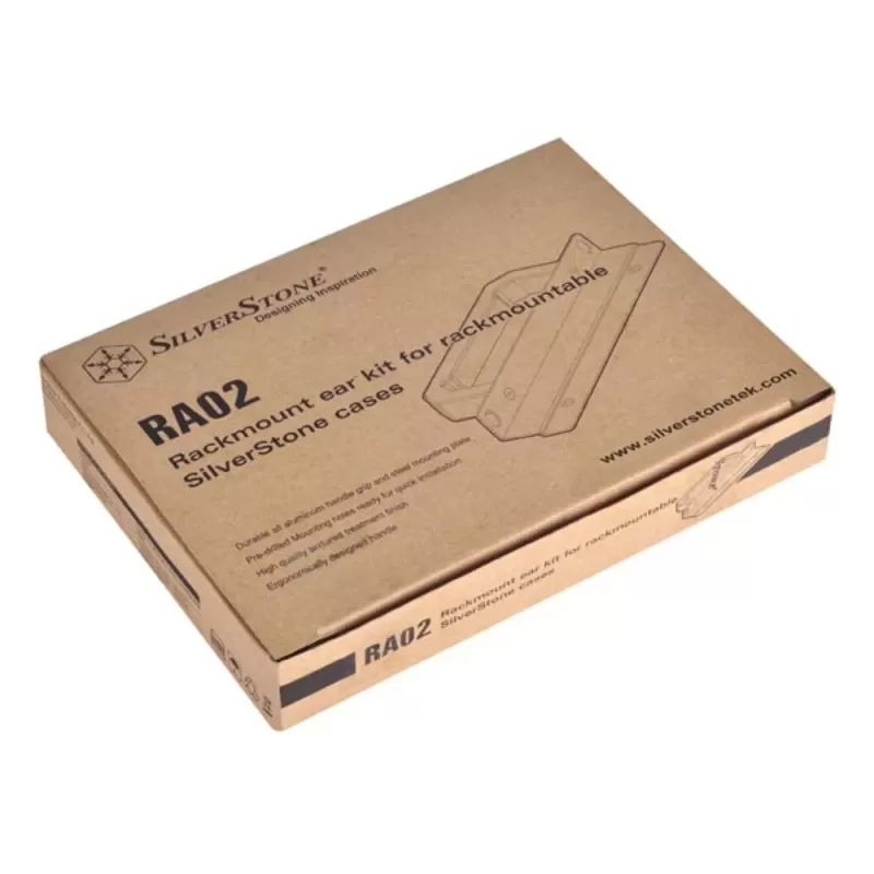 אביזר למארז SilverStone RA02 Rackmount Handles Kit (GD-09) שחור SST-RA02B