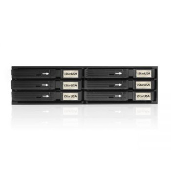 iStarUSA 5.25" to 6x2.5" SATA SAS 6 Gbps HDD SSD Hot-swap Rack BPU-126-SA iStarUSA 5.25" to 6x2.5" SATA SAS 6 Gbps HDD SSD Hot-swap Rack BPU-126-SA