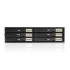 iStarUSA 5.25" to 6x2.5" SATA SAS 6 Gbps HDD SSD Hot-swap Rack BPU-126-SA