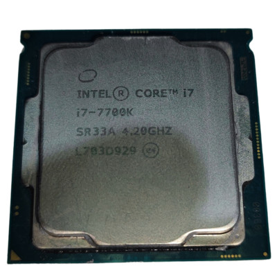 Processor Intel Core i7-7700K LGA1151 Condition:Used Processor Intel Core i7-7700K LGA1151 Condition:Used