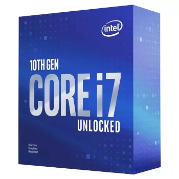 Processor Intel Core i7 10700KF LGA1200 BOX, without fan Processor Intel Core i7 10700KF LGA1200 BOX, without fan