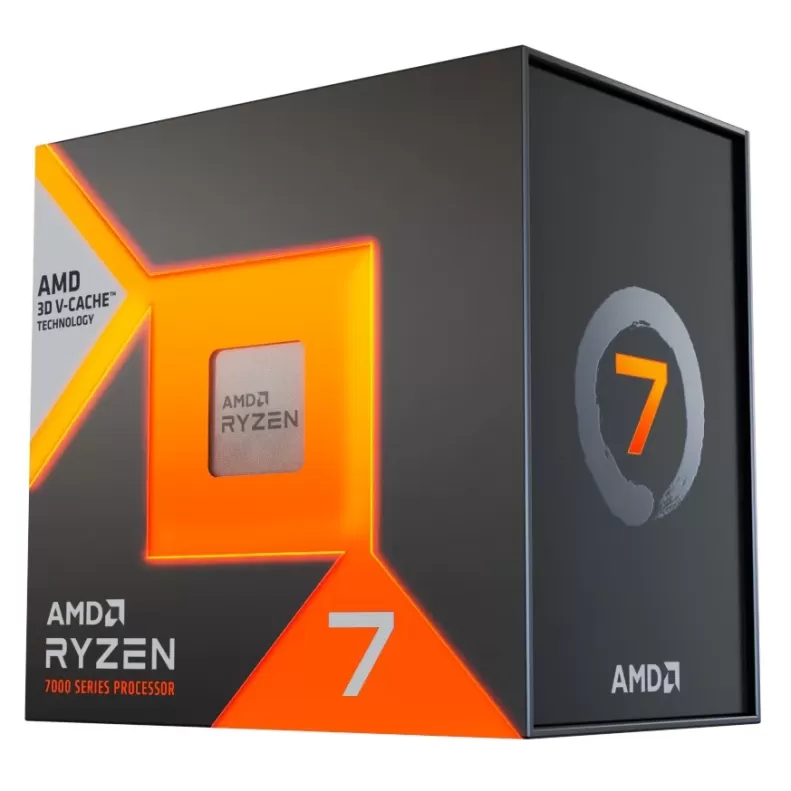 מעבד AMD Ryzen 7 7800X3D AM5 BOX, ללא מאוורר