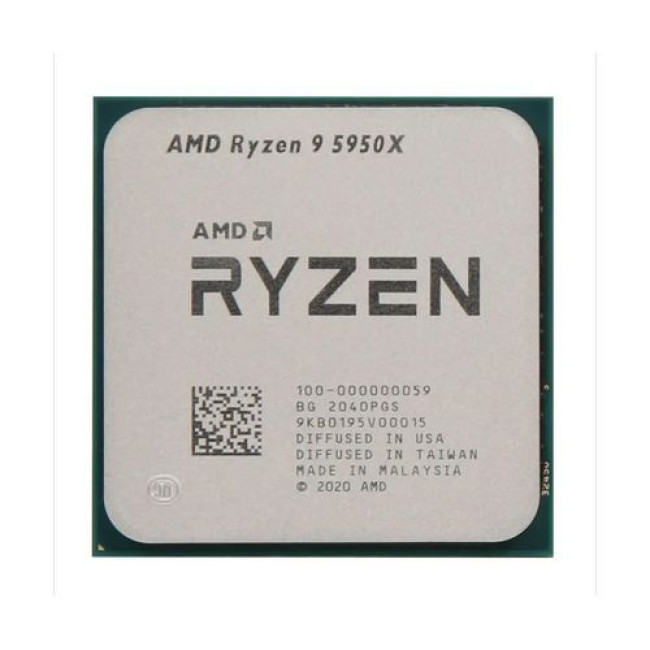 Процессор AMD Ryzen 9 5950X AM4 Tray, без оригинальной упаковки