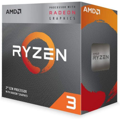 מעבד AMD Ryzen 3 3200G AM4 Tray, ללא אריזה מקורית מעבד AMD Ryzen 3 3200G AM4 Tray, ללא אריזה מקורית