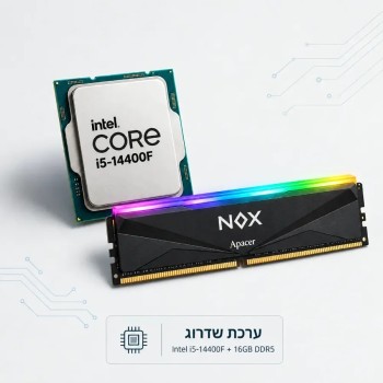 Процессор Intel Core i5-14400F + Apacer NOX DDR5 16GB Процессор Intel Core i5-14400F + Apacer NOX DDR5 16GB