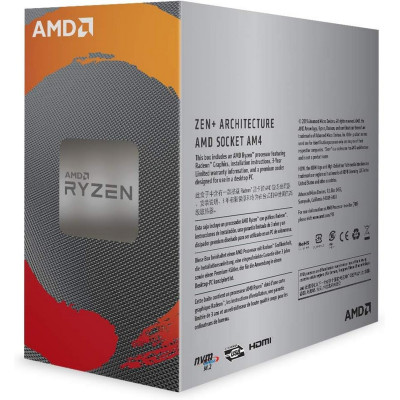 מעבד AMD Ryzen 3 3200G AM4 BOX מעבד AMD Ryzen 3 3200G AM4 BOX