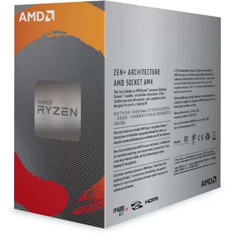 Processor AMD Ryzen 3 3200G AM4 BOX Processor AMD Ryzen 3 3200G AM4 BOX