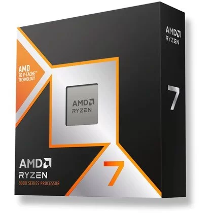 מעבד AMD Ryzen 7 9800X3D AM5 BOX, ללא מאוורר