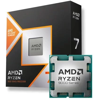 מעבד AMD Ryzen 7 9800X3D AM5 BOX, ללא מאוורר