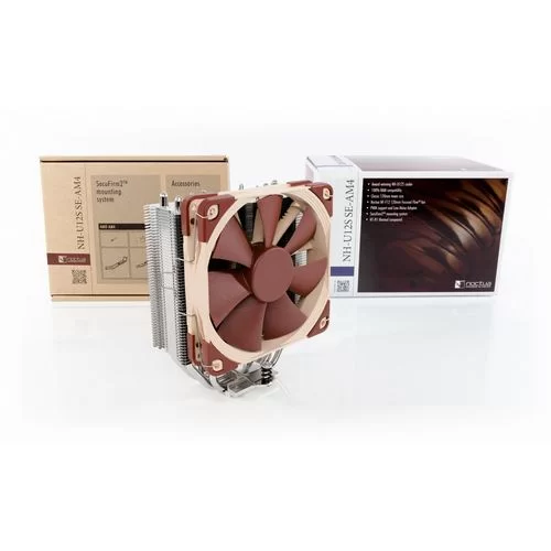 קירור למעבד Noctua NH-U12S SE-AM4 צבע חום