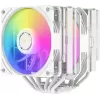קירור למעבד Coolleo Etian P60T Symphony V2 ARGB לבן CPU Cooler