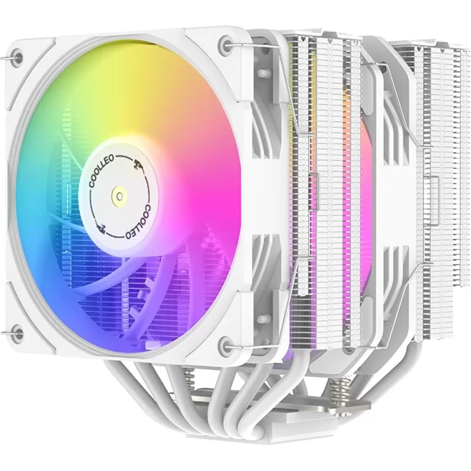 Охлаждение процессора Coolleo Etian P60T Symphony V2 ARGB white CPU Cooler