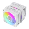 קירור למעבד Coolleo Etian P60T Symphony V2 ARGB לבן CPU Cooler