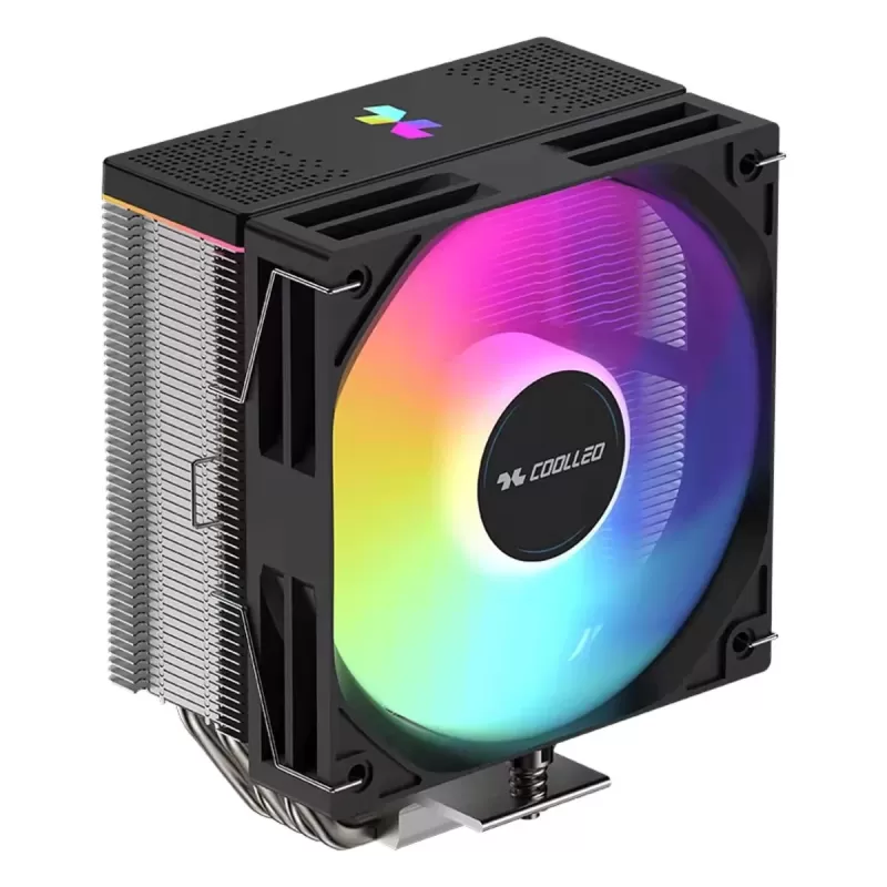 קירור למעבד Coolleo B50 ARGB 5 Heat Pipes 235W צבע שחור, כסוף