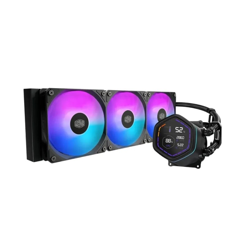 קירור נוזלי למעבד Cooler Master MasterLiquid Core Nex Digital 360 ARGB שחור