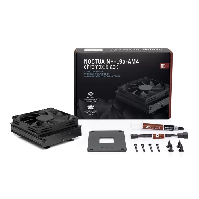 קירור למעבד Noctua NF-A9x14 HS-PWM chromax.black צבע שחור קירור למעבד Noctua NF-A9x14 HS-PWM chromax.black צבע שחור