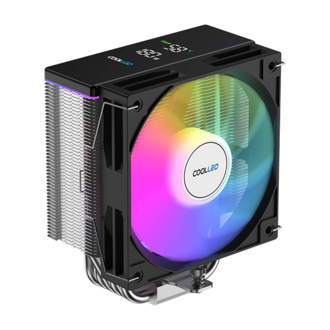 CPU Cooling Coolleo B60 DIG ARGB (V2) Color:black
