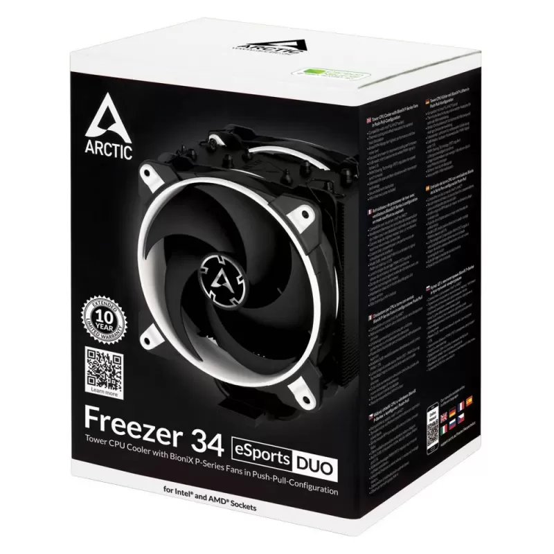 קירור למעבד Arctic Cooling Freezer 34 eSports DUO לבן