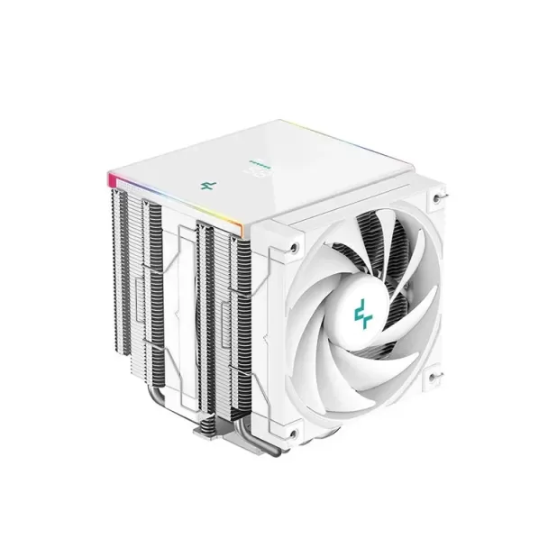 מערכת קירור DEEPCOOL COOL AK620 DIGITAL SE WH TDP RGB צבע לבן