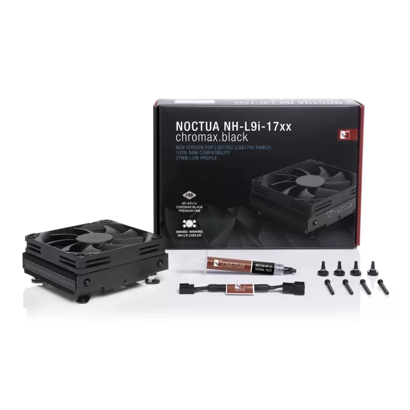 קירור למעבד Noctua NH-L9I-17XX chromax.black צבע שחור