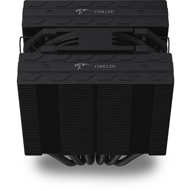 Охлаждение процессора Coolleo Etian FF135 Pure черный CPU Cooler Охлаждение процессора Coolleo Etian FF135 Pure черный CPU Cooler