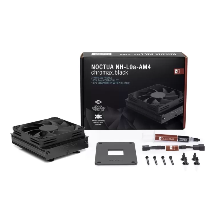 קירור למעבד Noctua NH-L9A-AM4 CHROMAX.BLACK