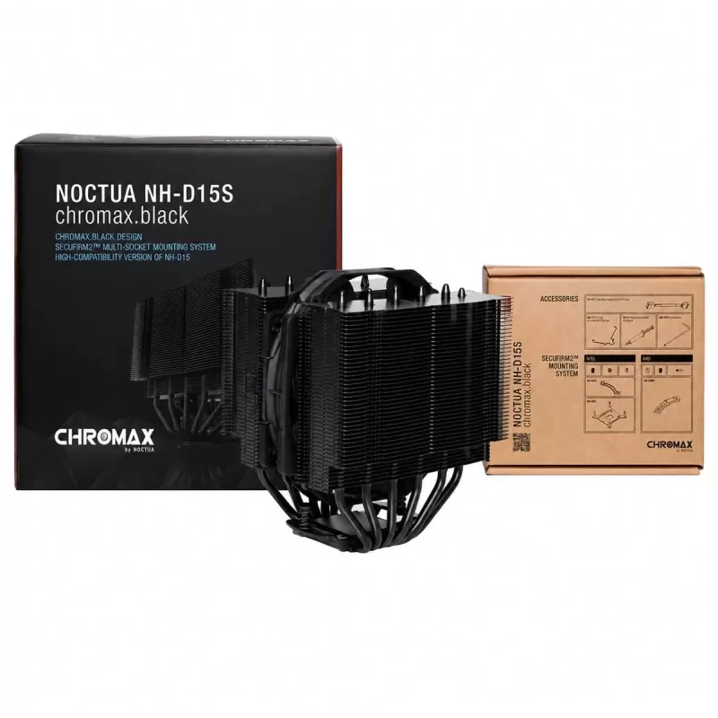 קירור למעבד Noctua NH-D15S chromax.black צבע שחור