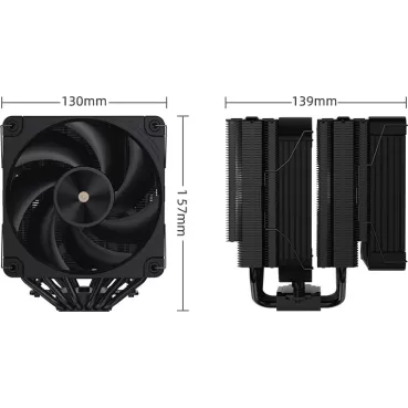 קירור למעבד Coolleo Etian P60T ECO שחור Edition V2 CPU Cooler קירור למעבד Coolleo Etian P60T ECO שחור Edition V2 CPU Cooler