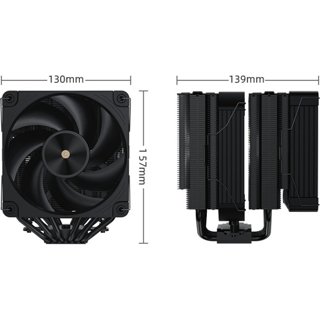 CPU Cooling Coolleo Etian P60T ECO black Edition V2 CPU Cooler
