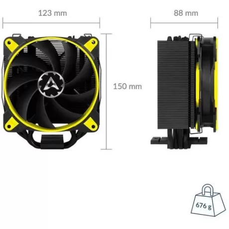 Охлаждение процессора Arctic Cooling Freezer 33 eSports Edition yellow Охлаждение процессора Arctic Cooling Freezer 33 eSports Edition yellow