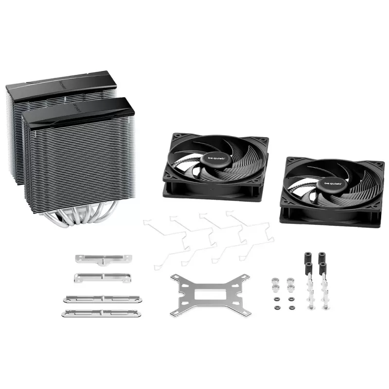 קירור למעבד be quiet! PURE ROCK PRO 3 Silver צבע שחור, כסוף