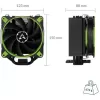 Охлаждение процессора Arctic Cooling Freezer 33 eSports Edition green