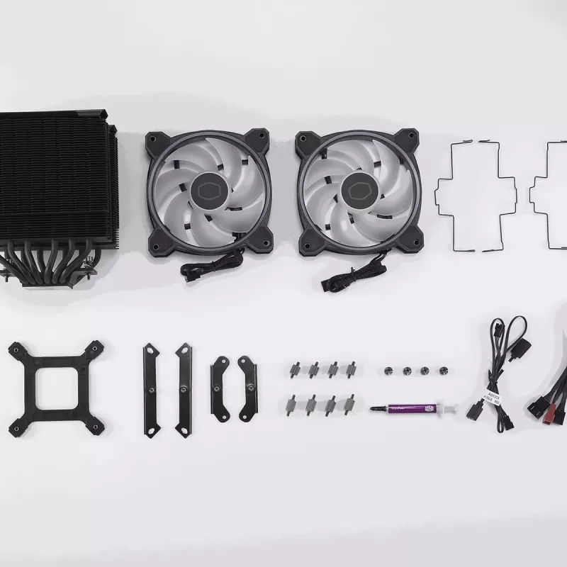 CPU Cooling Cooler Master HYPER 622 HALO black ARGB 175mm Hight