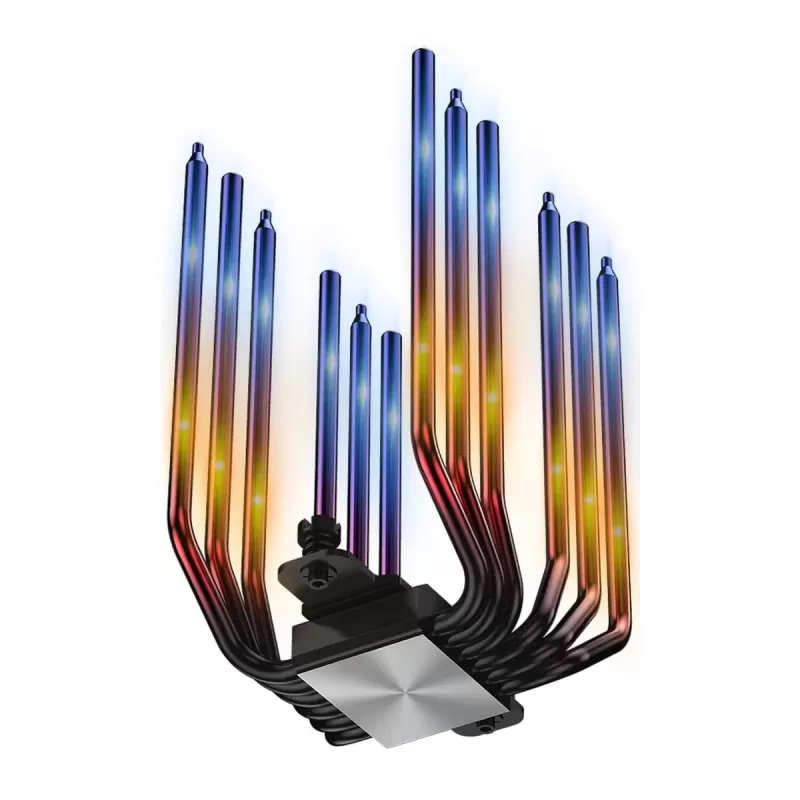 Охлаждение процессора Coolleo Etian P60T Symphony V2 ARGB black CPU Cooler Охлаждение процессора Coolleo Etian P60T Symphony V2 ARGB black CPU Cooler