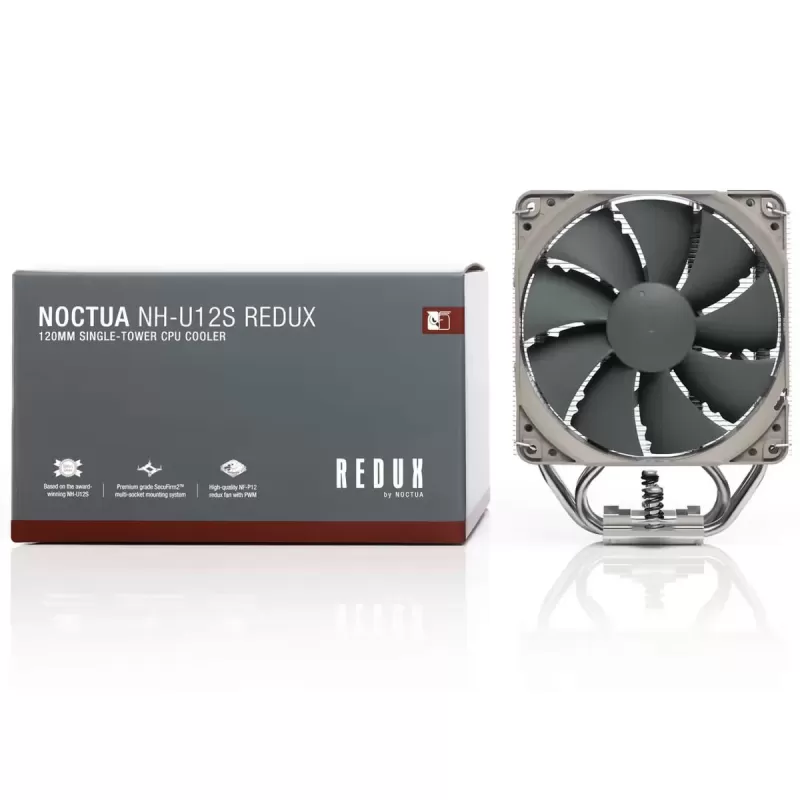 Охлаждение процессора Noctua NH-U12S redux CPU Cooler Цвет:чёрный